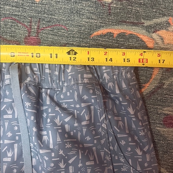 Patagonia Fleetwith Patterned Skort in swamp stamp pigeon blue M - Picture 4 of 7